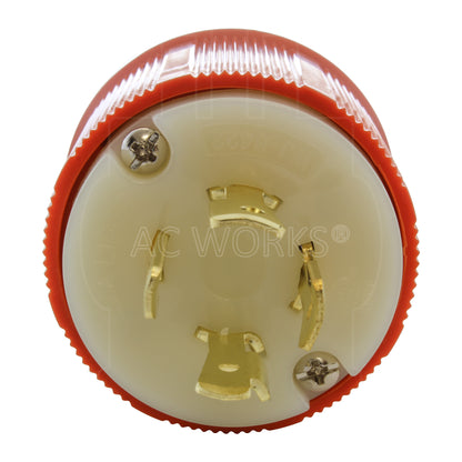 20A 3-phase 480V NEMA L16-20 male plug 