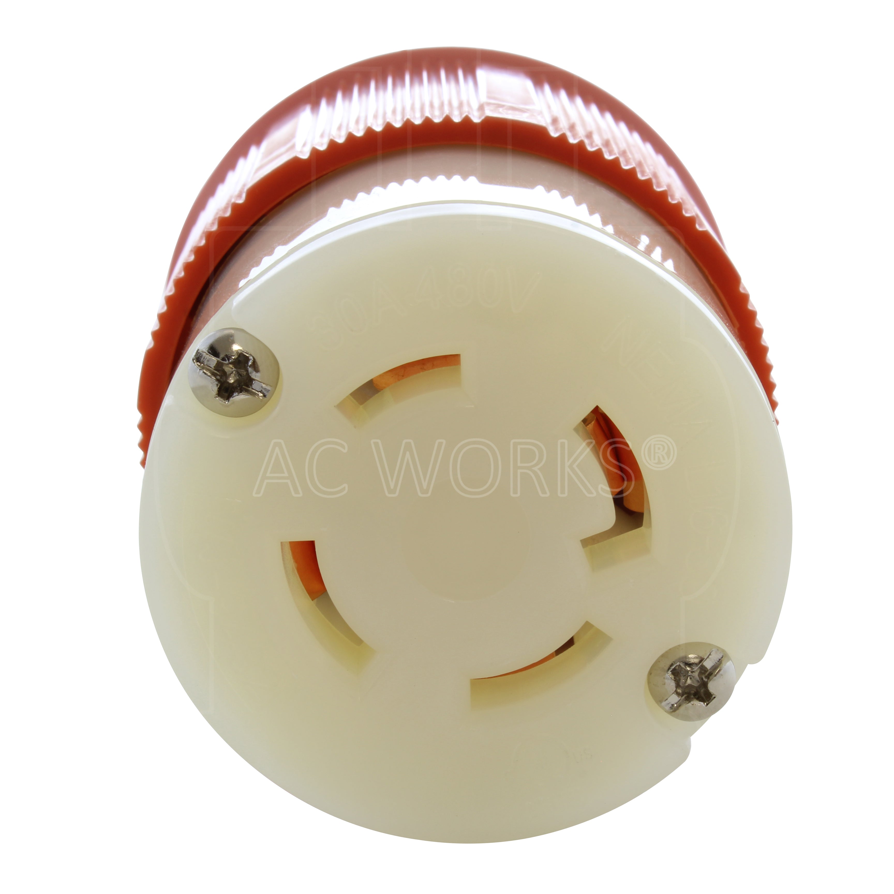 NEMA L16-30R 30A 3-phase 480V 4-prong connector