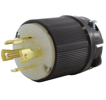 AC WORKS® [ASL2130P] NEMA L21-30P 30A 3-Phase 120/208V 3PY, 5-Wire Locking Male UL, C-UL Approval