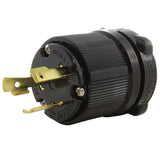 AC WORKS® [ASL630P] NEMA L6-30P 30A 250V 3-Prong Locking Male Plug with UL, C-UL Approval