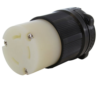 AC WORKS® [ASL730R] NEMA L7-30R 30A 277V 3-Prong Locking Female Connector with UL, C-UL Approval