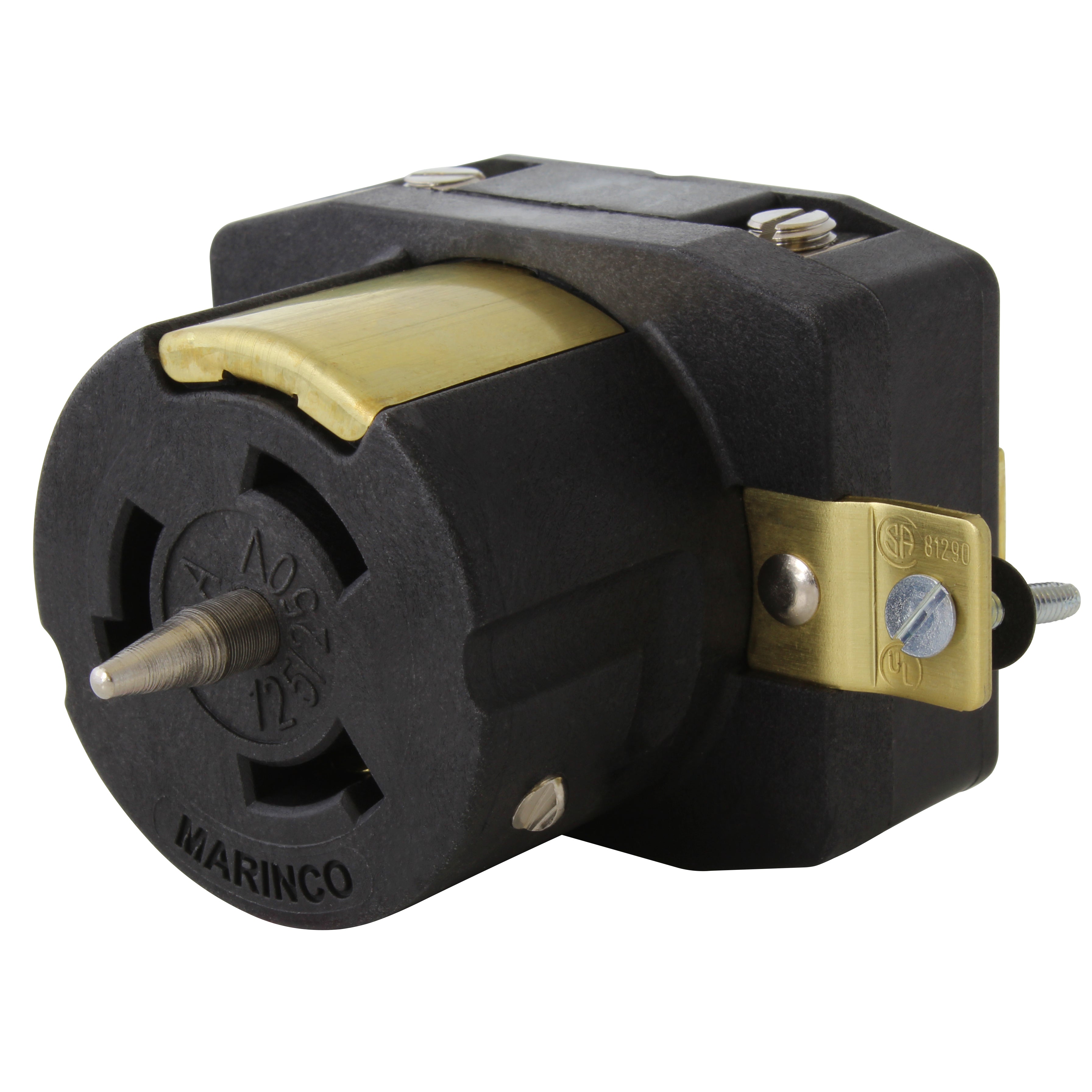 AC WORKS® California Standard CS6369 50A 125/250V 4-Prong Locking Receptacle