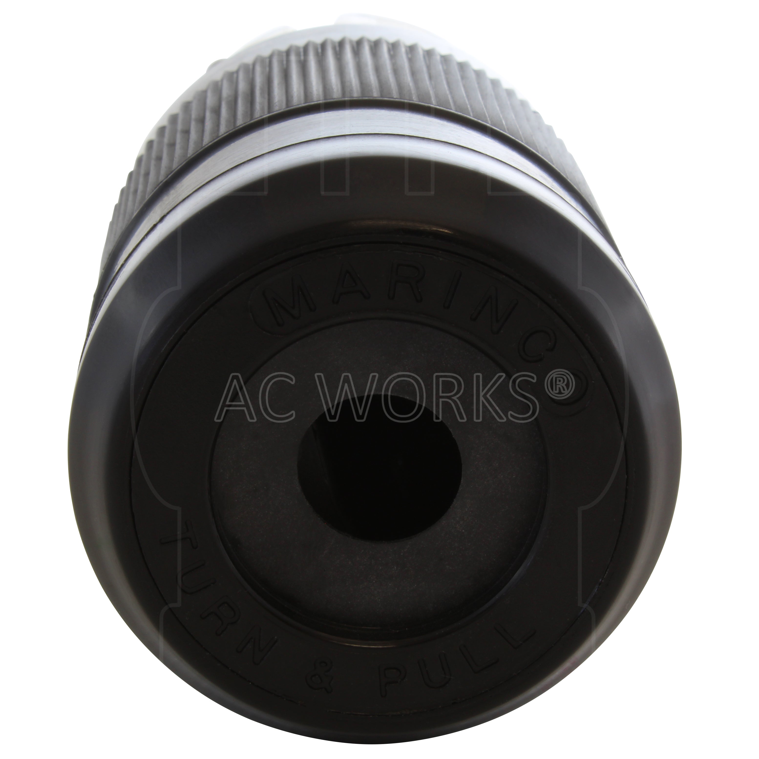 AC WORKS® [CS8365] California Standard CS8365 50A 3-Phase 250V  4-Wire Locking Male Plug