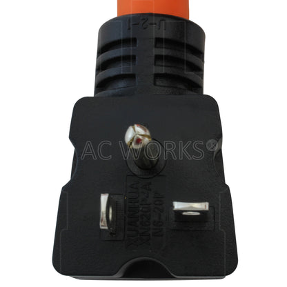 NEMA 6-20P 20A 250V 3-prong straight-blade plug