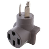 modern gray right angle adapter, 90 degree compact adapter, adapter for tesla charger