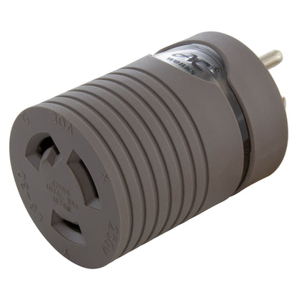 AC WORKS® [EV515L630] EVSE Upgrade EV Charging Adapter 15A Household Plug to L6-30R Female Connector