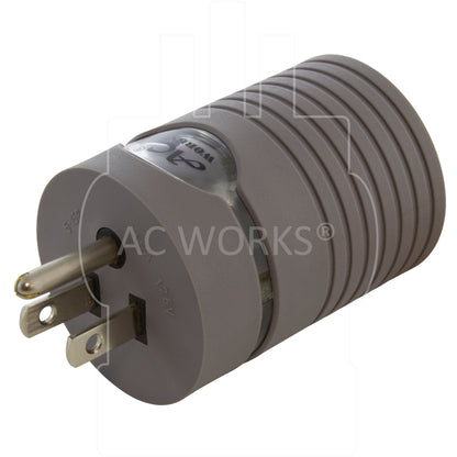 AC WORKS® [EV515L630] EVSE Upgrade EV Charging Adapter 15A Household Plug to L6-30R Female Connector