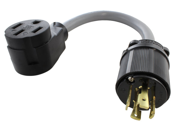 AC WORKS brand flexible EV charging adapter for industrial outlet