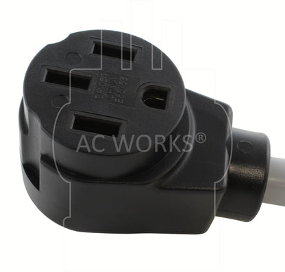 NEMA 14-50R, 1450 female connector, 4-prong straight blade EV connector