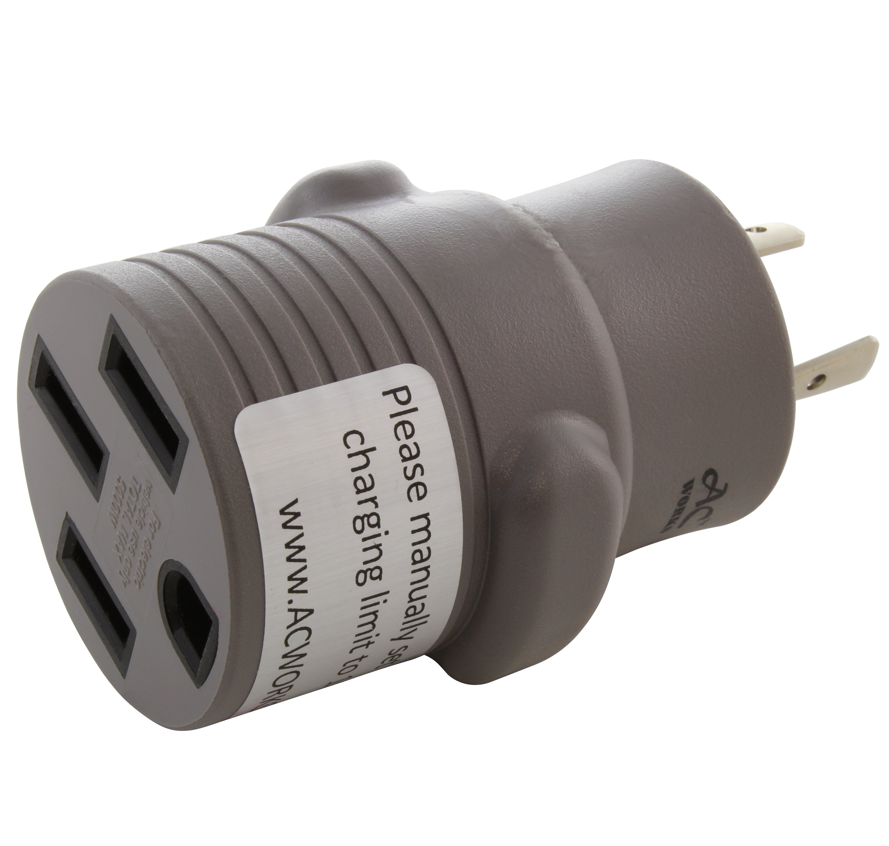 AC WORKS brand EV charging adapter