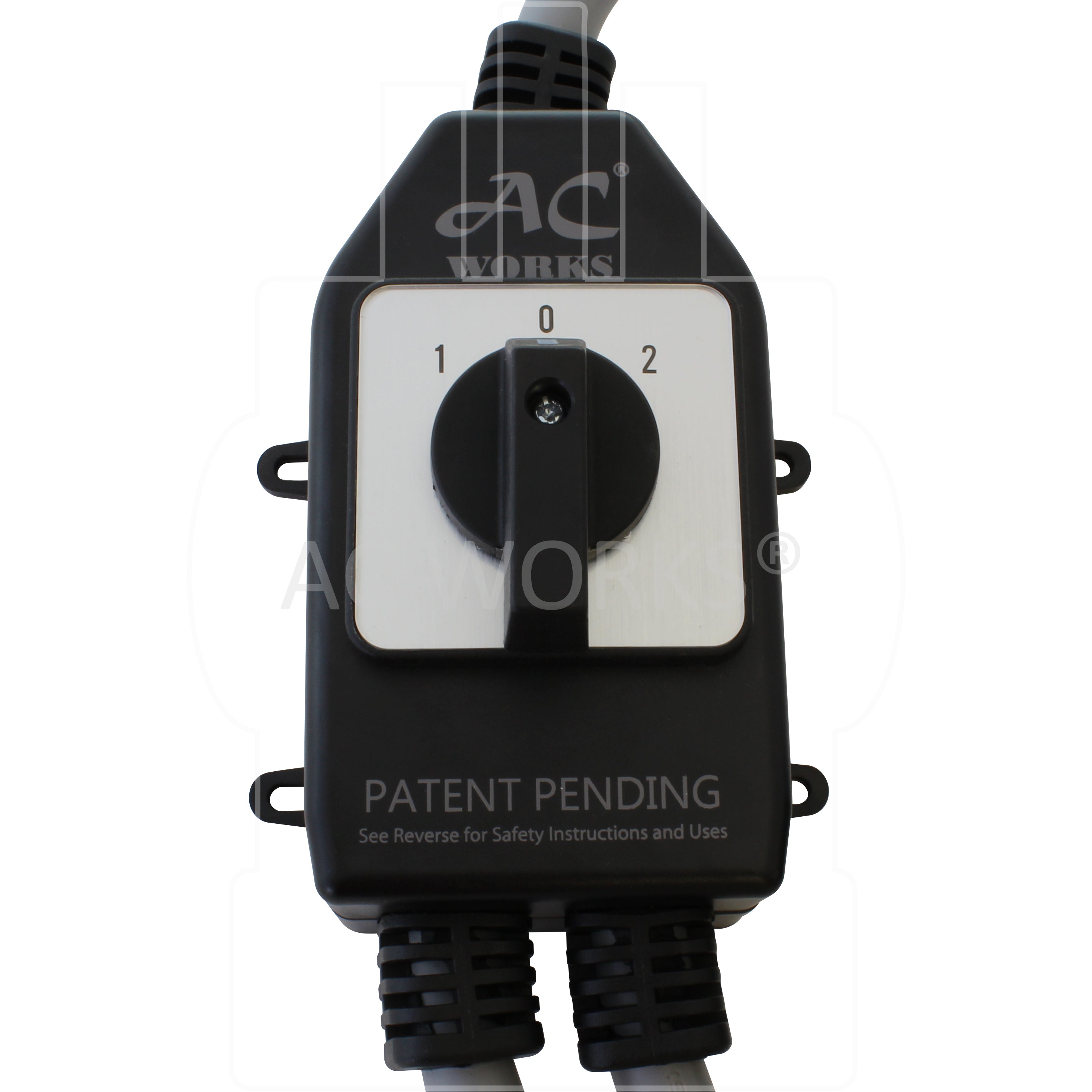 AC WORKS® Safety Switch Y-Cable [EVY1430SW-036] NEMA 14-30 to Two