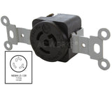 NEMA L5-15R 3-prong 15A 125V locking receptacle