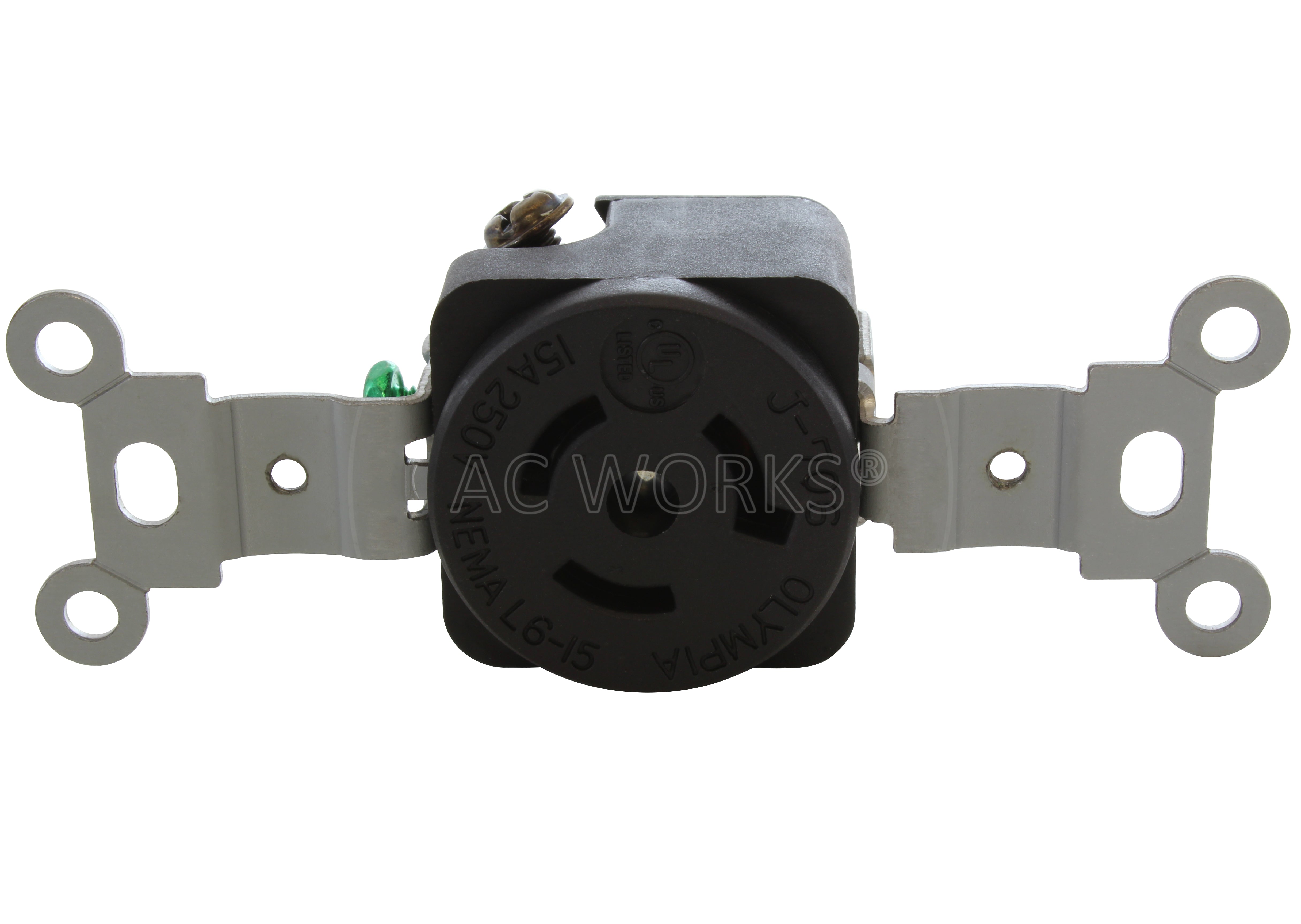 flush mount locking receptacle