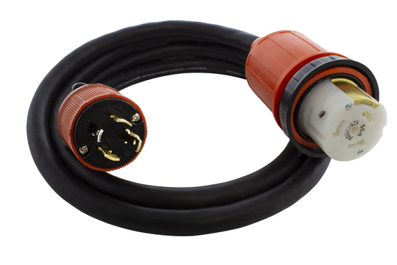 emergency power cord for generator and inlet box