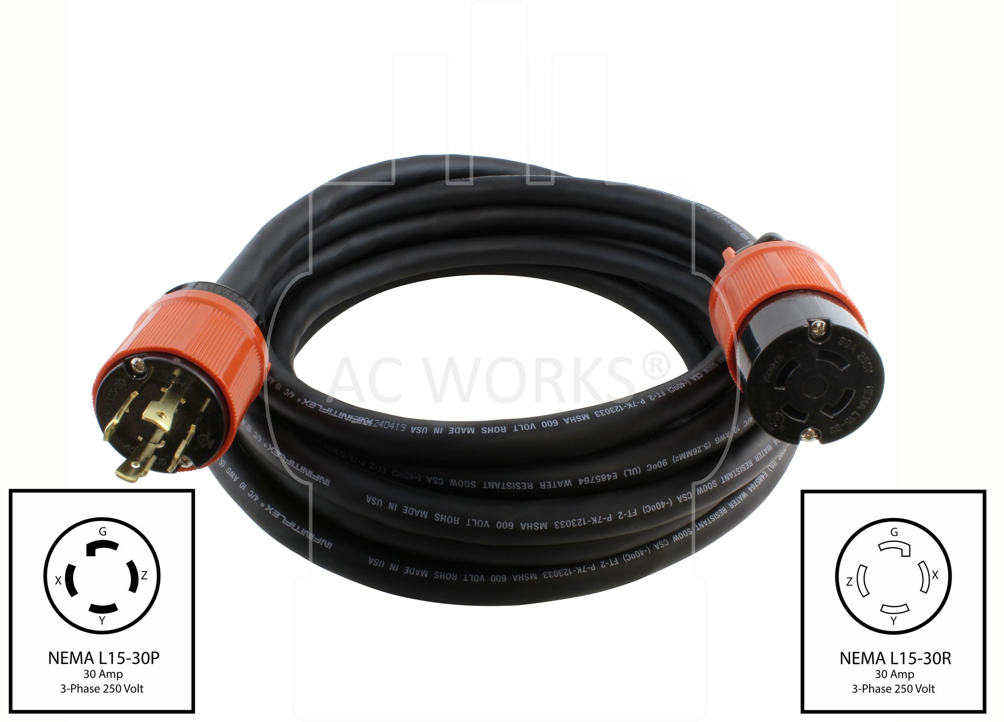 Power Extension Cord with Switch, SPC 30