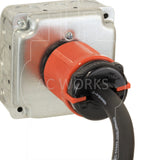 AC Works, transfer switch extension cord, 20 amp extension cord, power tool extension cord