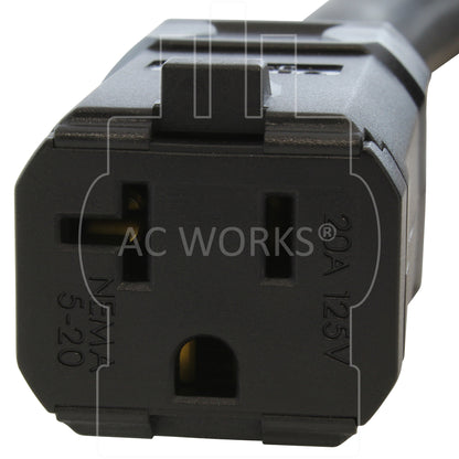 NEMA 5-20R 20A 125V t-blade household connector