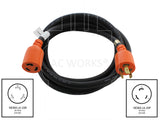 NEMA L6-20 locking extension cord