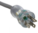 NEMA 5-15P 3-prong household plug with green dot for hospital usage