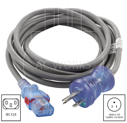 AC Works, household plug to IEC C13