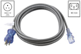 NEMA 5-15P to C13 connector for hospital equipment