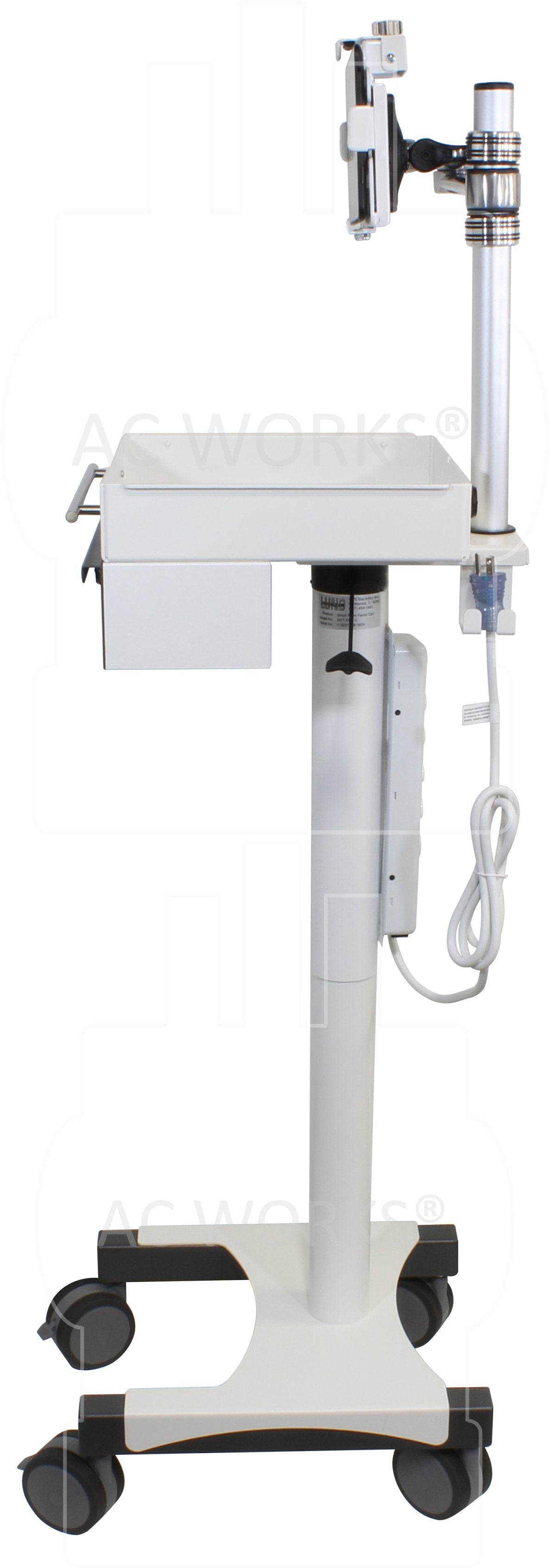 medical grade power strip for hospital carts