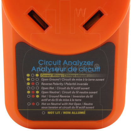 RV campground circuit analyzer