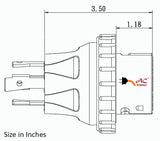 RVL1420M30, AC Works, AC Connectors, generator adapter