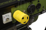 AC Works, 30 amp generator to RV adapter, RV generator adapter, locking RV adapter
