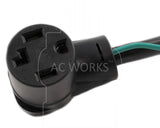 AC Works, AC Connectors, NEMA 14-30R, 1430 female connector, 4 prong dryer