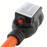 20 amp household female connector with circuit breaker