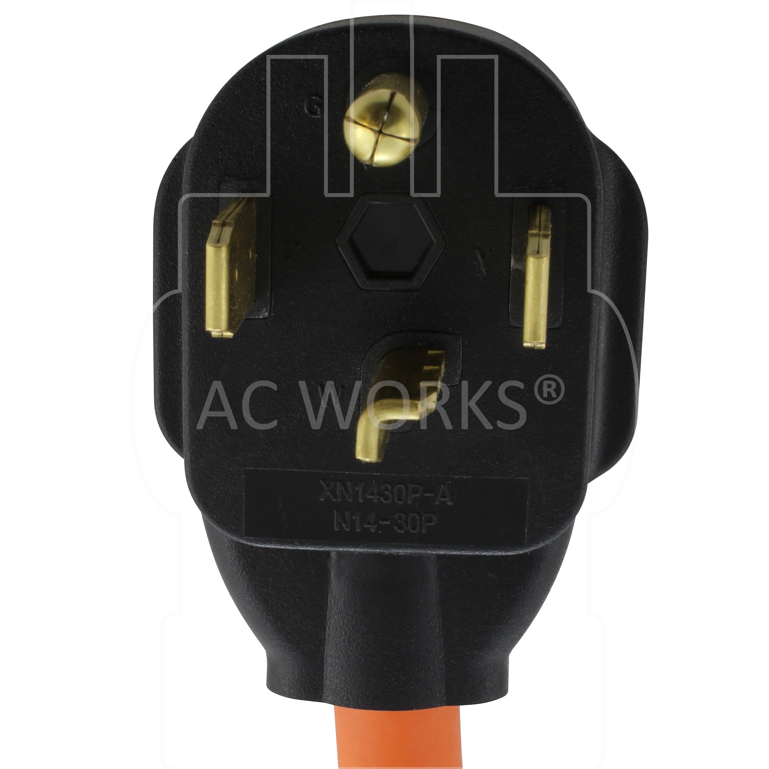 4-prong 30A 125/250V dryer plug