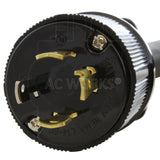 NEMA L14-30P 30A 125/250V 4-prong locking male plug