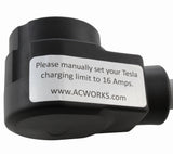 manually set charging limit to 16 Amps