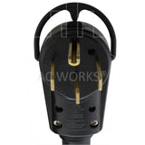 NEMA 14-50 male plug, 1450 50 amp plug with easy-removal handle