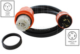 NEMA L14-20P to CS6364 power cord for emergency power