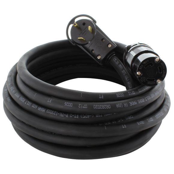 30A rubber cable for RVs and emergency power