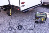 AC WORKS® [TTM50-018] 1.5FT RV 30A TT-30P Plug to SS2-50R RV/Marine 50A Detachable Inlet Connection