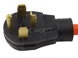 AC Works, NEMA 14-30P, 1430 plug, 4 prong dryer plug