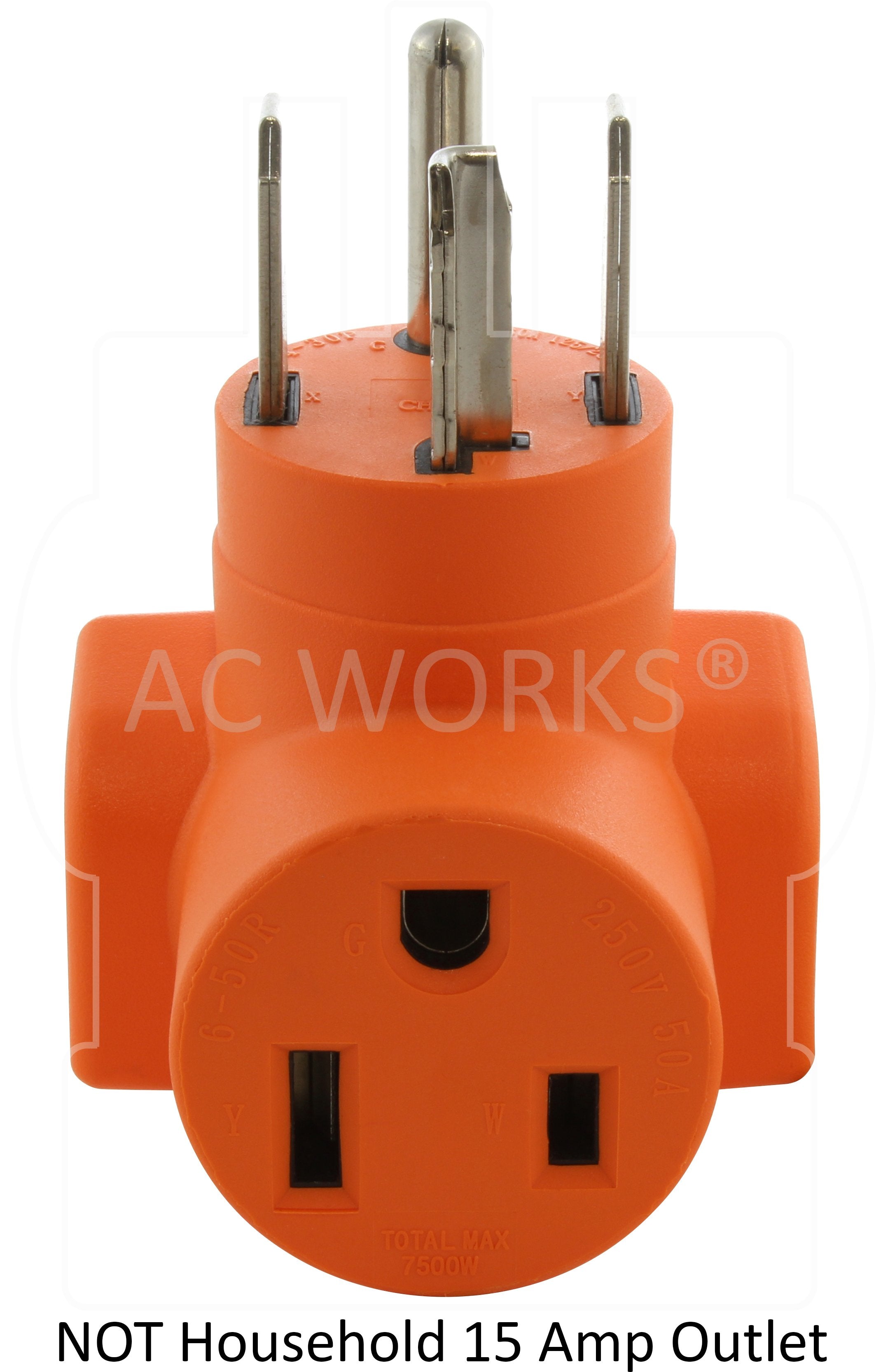 NEMA 6-50R, 650 female connector, 50 amp welder outlet