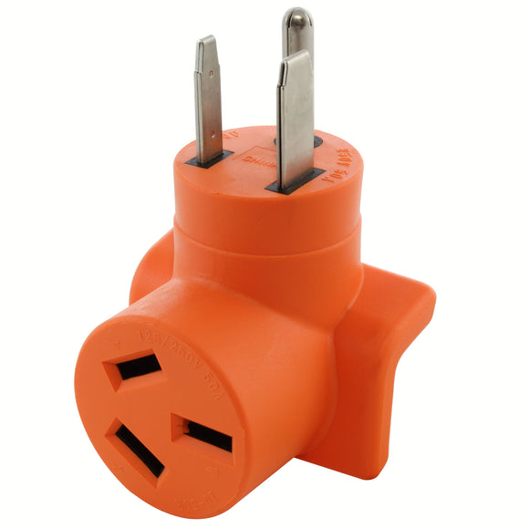compact welder adapter by AC WORKS, orange welder adapter by AC WORKS, old style to new style welder adapter
