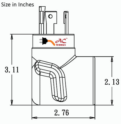 AC Connectors, AC Works, welder adapter, orange adapter, WDL630650, 